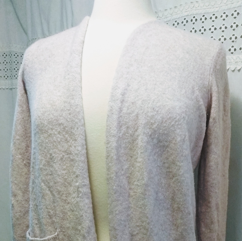 Loft Petites Cardigan XSP Sweater Pink Knit Outerwear